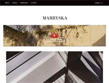 Tablet Screenshot of mahryska.com